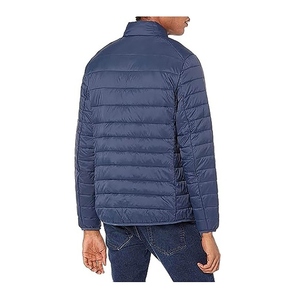 new design high quality winter season breathable light <b>weight</b> fabric filled with fiber down puffer jacket for men Outdoor Jacket - Product Image 5