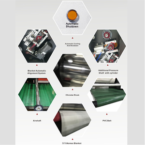 Prensa de laminación en caliente Máquina de transferencia Sublimación textil 1,7 m Calender - Product Image 3