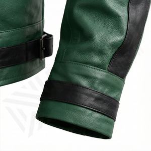 Veste de moto en cuir véritable pour homme de qualité supérieure, nouvelle arrivée, vestes de moto d'hiver, protections amovibles, personnalisables - Product Image 6