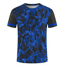 T-shirts décontractés pour hommes à manches courtes avec impression intégrale par sublimation, 100% coton 220g, impression numérique de personnages - Product Image 3