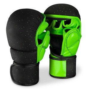 Gants de sparring MMA Five B en cuir PU haute technologie, paume ouverte, pour entraînement de frappe et de combat, avec protection épaisse des mains et caractéristiques d'adhérence. - Product Image 6