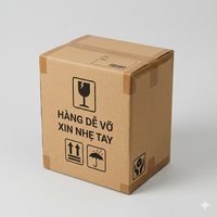 Caja de Cartón Corrugado de 5 Capas de Alta Resistencia para Agua Embotellada, Bebidas Energéticas, Whisky, Refrescos, Tequila, Embalaje Rígido y Duradero con Relieve