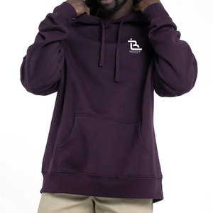 Sudadera con Capucha Lisa y Cómoda para Hombre, Mezcla de Algodón, Prenda Informal para Uso Diario, Tela Suave al Tacto, Logotipo Personalizado, Proveedor Mayorista - Product Image 3