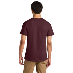 เสื้อยืดสีแดงมารูนสำหรับผู้ชาย ผ้าฝ้าย 100% รุ่น 6210 เสื้อยืด CVC ยูนิเซ็กซ์ สีมารูน พิมพ์โลโก้ตามสั่ง สั่งซื้อจำนวนมาก พิมพ์ดิจิทัล - Product Image 6