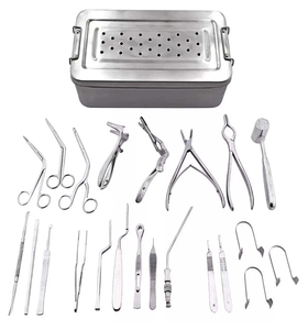 Ensemble d'instruments de septoplastie 23 pièces, kit d'instruments chirurgicaux ORL pour la correction du septum nasal et les procédures de rhinologie - Product Image 4