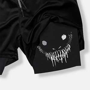 Pantalones cortos de doble capa para hombre, pantalones cortos de doble capa para correr, de secado rápido, de US Apparel - Product Image 4