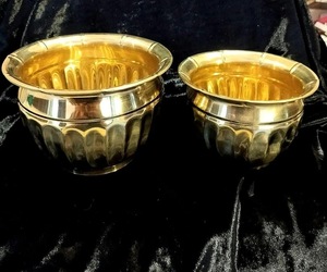 Durable Eco-Friendly Gold Metal Hammered Modern Customized Round Flower <b>Pot</b> Planter Vase Plant <b>Stand</b> for Indoor Home Decoration - Product Image 1