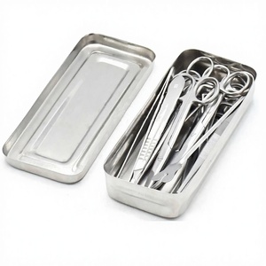 GUJJAR SURGICAL Manual Reusable Class I Minor Surgery Instrument Set <b>13</b> Pcs Stainless Steel Medical Grade Surgical Kit ENT ICU - Product Image 4