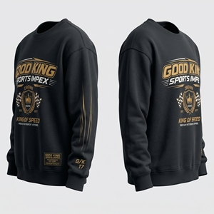 เสื้อสเวตเชิ้ตผู้ชายทรงปกติ คอกลม ผ้าฝ้ายฟลีซ 400 กรัม แบบถัก สำหรับฤดูหนาว ขายส่ง ปักโลโก้ เสื้อพูลโอเวอร์ลำลอง สตรีทแวร์ - Product Image 3