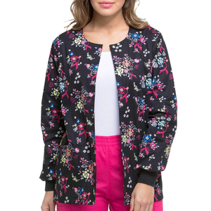Chaquetas Quirúrgicas Estampadas para Mujer, 100% Algodón de Alta Calidad, Uniformes de Trabajo para Hospitales, Clínicas Dentales y Enfermería - Product Image 3