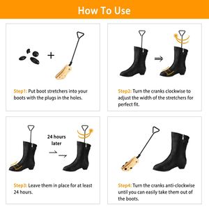 Embauchoirs ajustables en bois pour hommes, modèle premium, pour l'élargissement de la largeur, une paire - Product Image 5