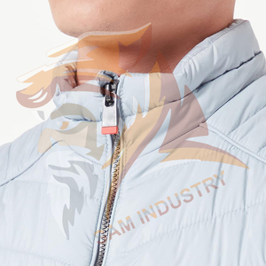 Chalecos Sin Mangas de Diseño Personalizado al por Mayor, Chaquetas Acolchadas de Colores Sólidos, Chaquetas Acolchadas Sin Mangas para Hombre de Alta Calidad - Product Image 3