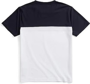 เสื้อยืดคอกลมแขนสั้นผู้ชาย ทรงปกติ สไตล์ลำลอง ผ้าโพลีเอสเตอร์ถัก 100% แต่งขอบตัดสี ดีไซน์เรียบง่าย - Product Image 4