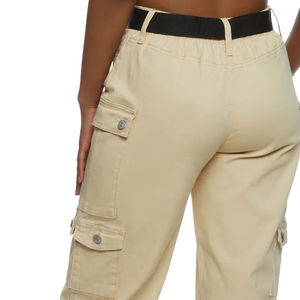 Pantalones Cargo Funcionales para Mujer, Cómodos, para Aventura, con Corte Holgado y Bolsillos Utilitarios, para Trabajo o Viaje, Servicio OEM - Product Image 4