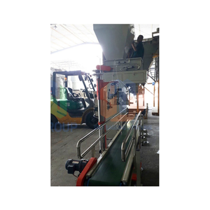 Maquinaria y Herrajes para Hojuelas de Aserrín, Serie TBM-SB00, Máquina Ensacadora Semiautomática para Llenado y Empaquetado de Bolsas de Papel Kraft, 300 kg - Product Image 1