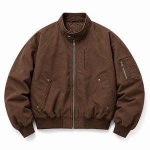 OEM <b>Men's</b> Insulated Bomber <b>Jacket</b> <b>Warm</b> Quilted Outerwear for Winter Casual and Outdoor Use - Product Image 6