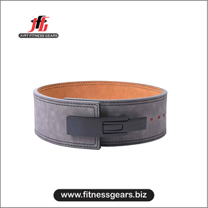 Cinturones de Levantamiento de Pesas de Cuero Premium JUST FITNESS GEARS, Protección Profesional Unisex, Cierre de Hebilla, Logotipo Personalizado, Transpirables - Product Image 3