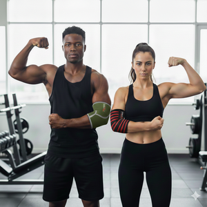 Manchons de compression pour coudes Rexfit Sport, néoprène 5 mm, soutien pour la musculation, l'haltérophilie et l'entraînement en salle de sport, unisexe - Product Image 2