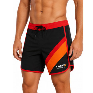 Custom Men's Quick Dry Board <b>Shorts</b> Black Red Orange Surf Swim Trunks Lightweight Beach <b>Shorts</b> Custom Water Sports Swimwear - Product Image 3