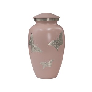Urne funéraire personnalisable motif papillon violet pour cendres humaines adultes – Conteneur de rangement pour cendres funéraires – Meilleures ventes - Product Image 2