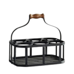 23 Bottles Arched Freestanding Floor Metal Wine <b>Rack</b> Wine Bottle Holders Stands Black Durable Iron Construction For Home Barware - Product Image 5