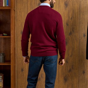 Logos brodés B2B sur des pulls à col en V de haute qualité pour les sororités/fraternités/écoles/collèges/universités, logos sur les cardigans - Product Image 6