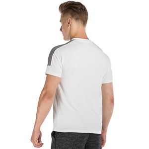 เสื้อยืดลำลองผู้ชาย XXL ผ้าคอตตอนโอเวอร์ไซส์ผ้าคอตตอนพิมพ์โลโก้แนวฮิปฮอปสีขาว - Product Image 4