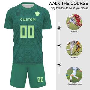 Maillot de football personnalisé gratuit, nouveau design, qualité supérieure, sublimation intégrale, uniforme d'équipe de football, entraînement, t-shirt de football pour hommes en vente - Product Image 5