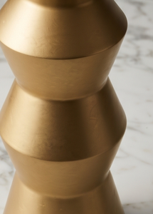 Contemporary Metallic Gold Vase Unique Multi-Tiered Node Design <b>Tall</b> Flower <b>Pot</b> for Living Room Interior Design Bulk Supply - Product Image 3