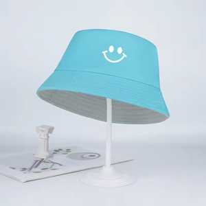 Unisex Adjustable Laminated Bucket <b>Hat</b> 3D Embroidery Solid Color 100% Cotton Canvas Breathable Casual Adult Spring <b>Summer</b> - Product Image 6