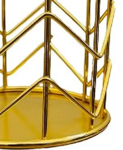 Support à ustensiles en laiton massif avec base robuste et finition brillante, pour plusieurs cuillères et fourchettes, idéal pour la cuisine, au meilleur prix. - Product Image 5