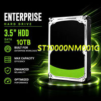 Disque dur ST10000NM001G 10 To X16 SATA 512e 3,5 pouces interne HDD CMR 6 Gbit/s 256 Mo 7200 tr/min Enterprise