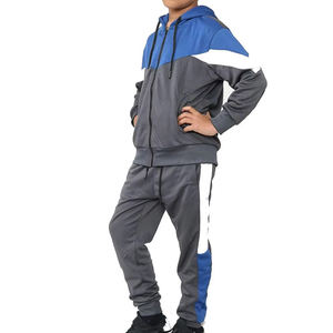 Ensemble de survêtement deux pièces décontracté imprimé pour l'hiver, coupe-vent, grande taille, unisexe, style streetwear, fabriqué sur mesure - Product Image 1