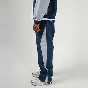 Custom Men's <b>Retro</b> Nylon Windbreaker <b>Tracksuit</b> Set Color Block Streetwear Vintage Sportswear Jogging Suit 2 Piece Activewear - Product Image 4