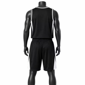 Maillots de basket-ball de haute qualité, ensembles d'uniformes d'équipe personnalisés sublimés, shorts respirants à séchage rapide, maillots de sport sans manches - Product Image 4