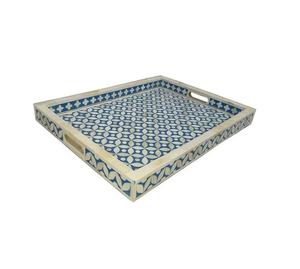 Bandeja Decorativa Elegante de Madera con Estampado, 100% Hecha a Mano, de Alta Calidad, para Almacenamiento de Alimentos y Servicio de Té, con Empaque Personalizado - Product Image 3