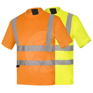 Outdoor Lightweight <b>Clothing</b> Reflective Accents Comfortable Fit Custom Color Polyester Visible T Shirt Wholesale Supply T Shirt - Product Image 3