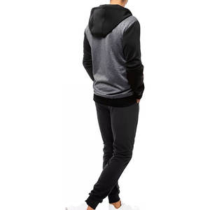 Conjunto Deportivo Casual de Invierno para Hombre, Sudadera con Cremallera + Pantalones, 100% Algodón, Color Sólido, con Entrega Rápida - Product Image 2