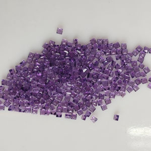 Ametista Africana Natural, Corte Cuadrado Escalonado de 2.0MM, Color Púrpura, Gemas Sueltas de la Mejor Calidad para Joyería, Gemas de Red Mountain - Product Image 3