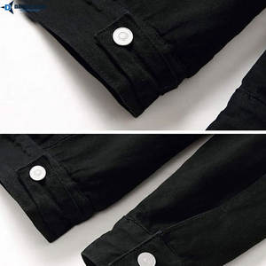 Men's Formal Casual Streetwear Vintage Denim Jacket-Windproof Breathable Eco-Friendly Stone <b>Light</b> Comfortable Everyday Outerwear - Product Image 4