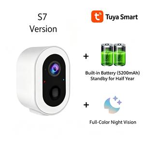 Smart Wi-Fi Security <b>Camera</b> Outdoor Indoor Battery Powered Wire-Free Home <b>Camera</b> with HD Color <b>Night</b> <b>Vision</b> and Two-Way Audio - Product Image 2