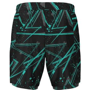 Pantalones Cortos Casuales para Hombre, 100% Poliéster Ecológico, Cintura Elástica, Estilo Urbano, Suministro al por Mayor de Fábrica, Transpirables - Product Image 5