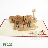Tarjetas de Felicitación Pop-up 3D Personalizadas al por Mayor, Estilo Japonés Tradicional, para Cumpleaños, San Valentín, con Acabado Mate