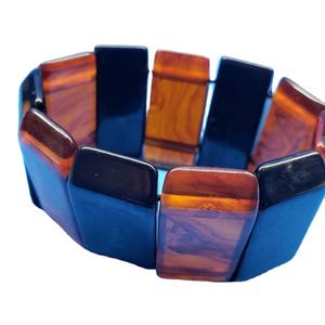 Top Green colour Handmade Vintage Resin Bangle for Beads Design Customized Size with Cheap Price Round Shape for Unique Pieces - Product Image 6