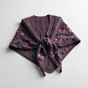 Châle en tricot doux et chaud pour l'hiver, couleur unie, épais, pour femme, style pashmina, écharpe, cape, poncho, pull, prix d'usine en gros - Product Image 2