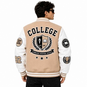 High Quality Letterman Varsity <b>Jackets</b> Wool Body Genuine Long Sleeves Winter Wear <b>Smart</b> and Stylish <b>Men</b> Varsity <b>Jacket</b> - Product Image 4