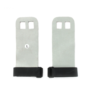 Poignées de haltères en cuir élastique respirantes unisexes pour la gymnastique et l'haltérophilie - Product Image 2