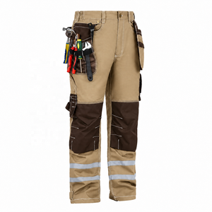 Pantalones de Seguridad Impermeables de Alta Visibilidad con Múltiples Bolsillos y Reflectantes ANSI Clase 3 para Hombre, Marca TESSUTO, con Logotipo Personalizado, Industriales - Product Image 1