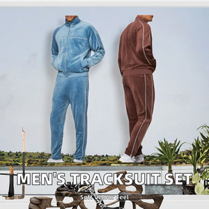 Wholesale Velour Tracksuit Set Women Soft <b>Velvet</b> <b>Jacket</b> Jogger Pants Fashion Casual Outfit - Product Image 4