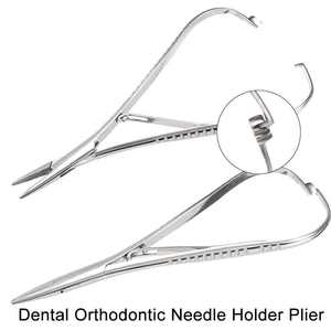 Portaagujas Mathieu de Ortodoncia Dental de Calidad Premium, 14 cm, Acero, Manual, TC, Dorado, con Certificación CE, para Uso Hospitalario, SurgiRight - Product Image 6